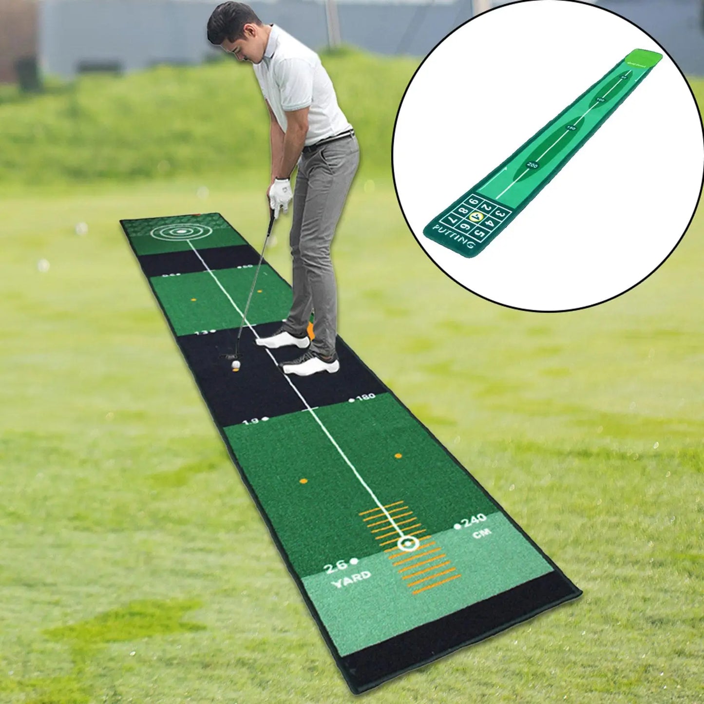 Indoor Golf Putting Practice Mat