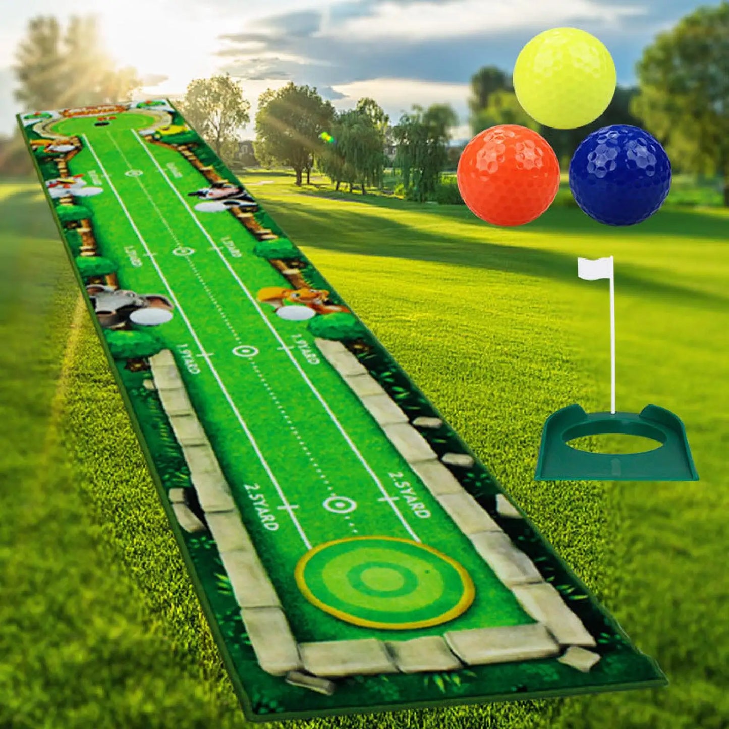 Indoor Golf Putting Practice Mat