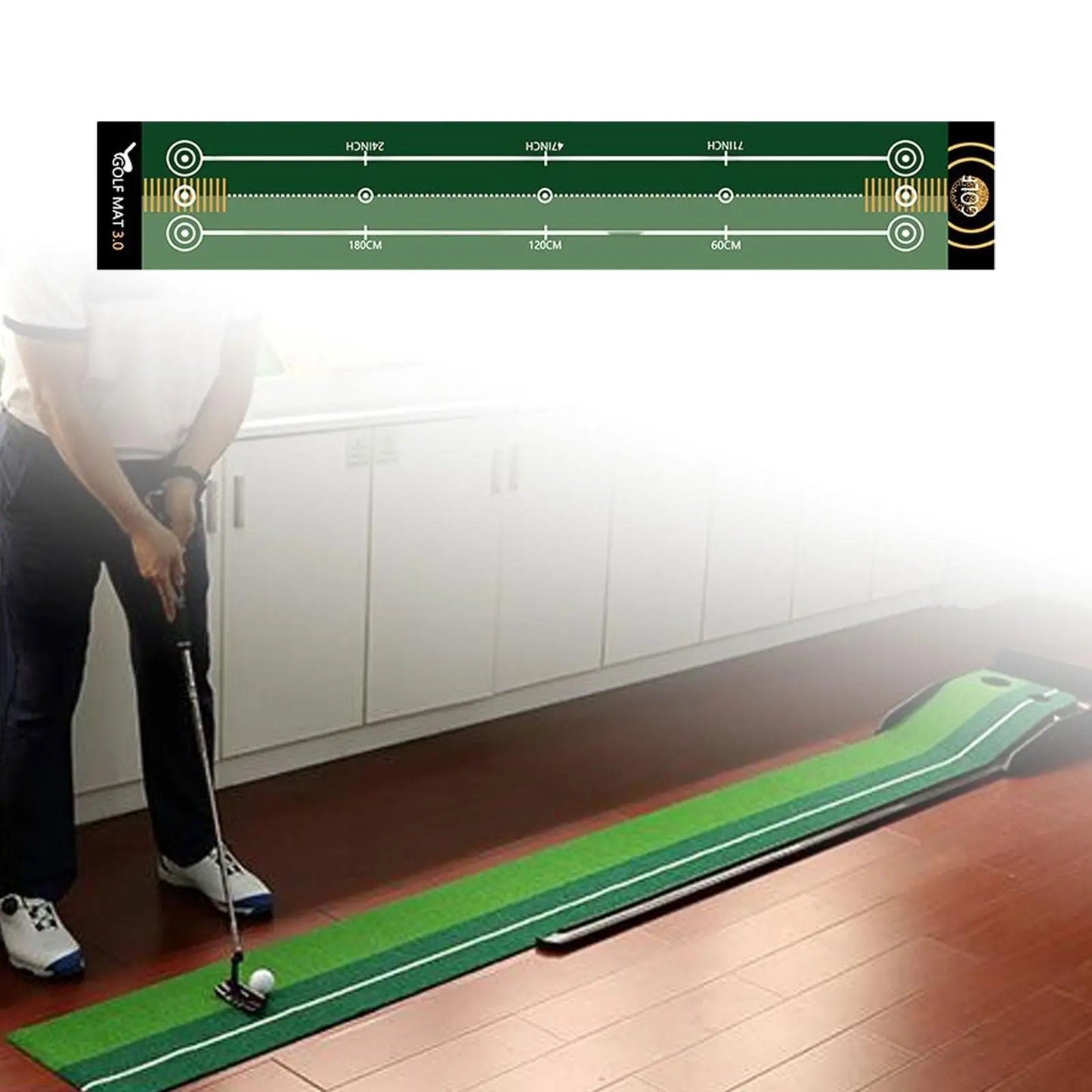 Indoor Golf Putting Practice Mat