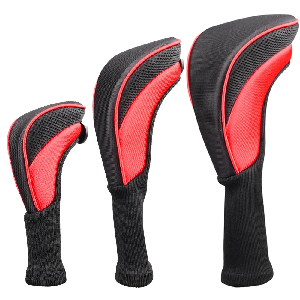 Numbered Golf Wood Head Covers – Set of 3