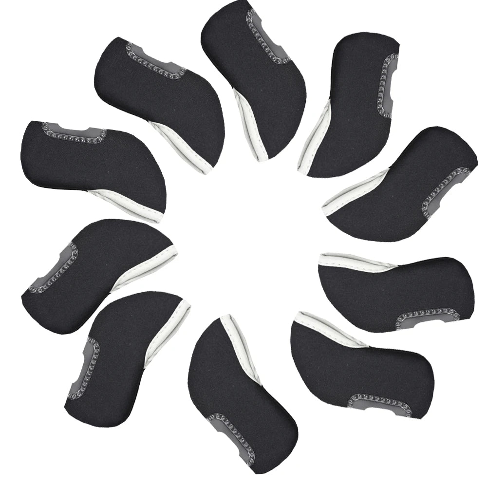 Golf Iron Head Covers – Set of 10