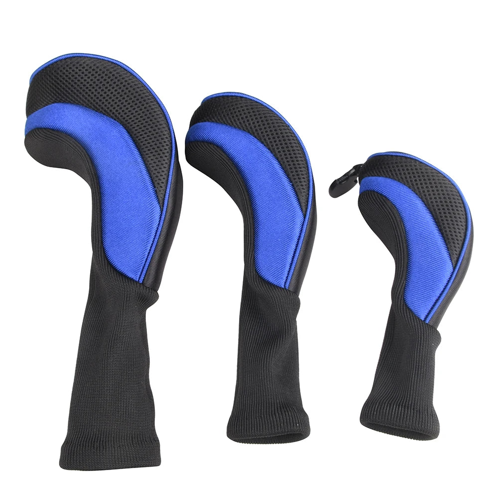 Numbered Golf Wood Head Covers – Set of 3