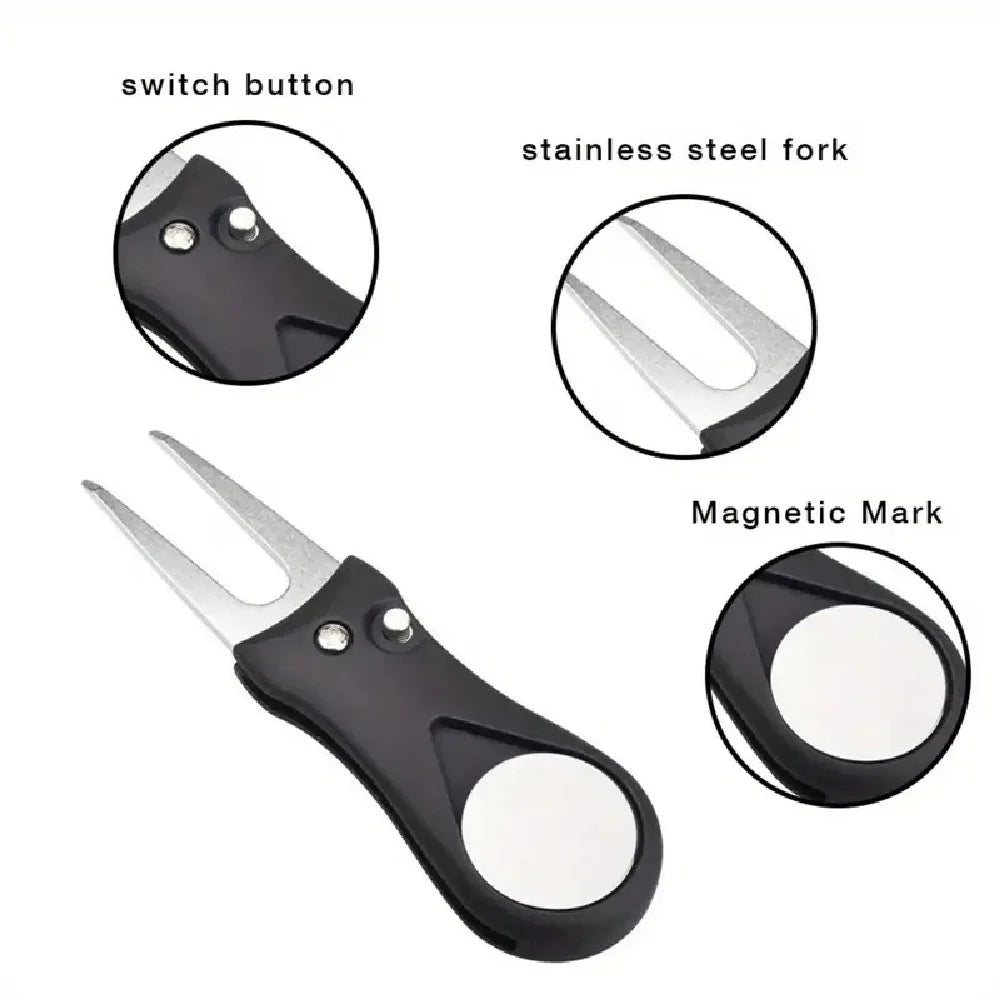 Golf Divot Repair Tool with Ball Marker