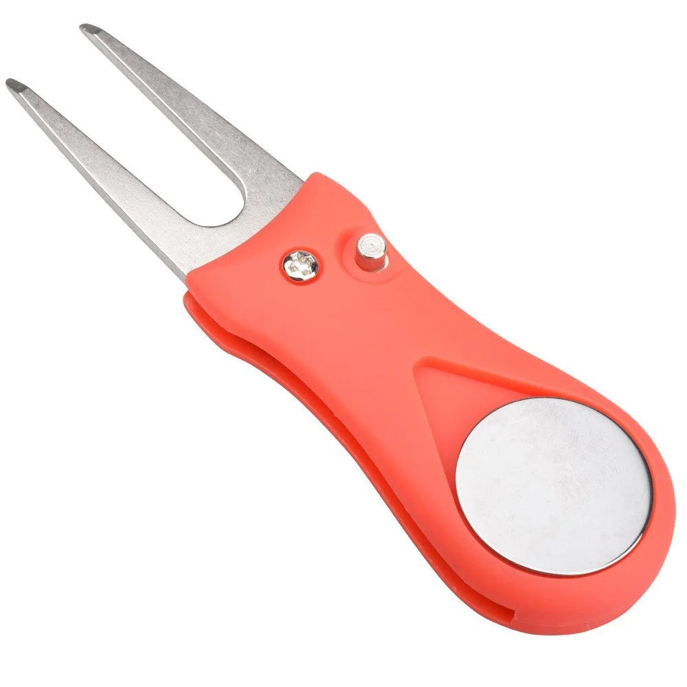 Golf Divot Repair Tool with Ball Marker