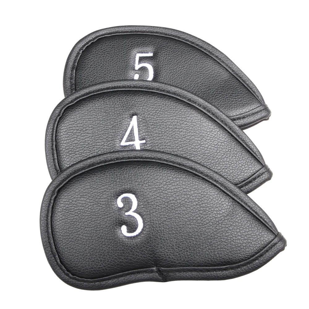 PU Golf Iron Head Covers – Set of 12