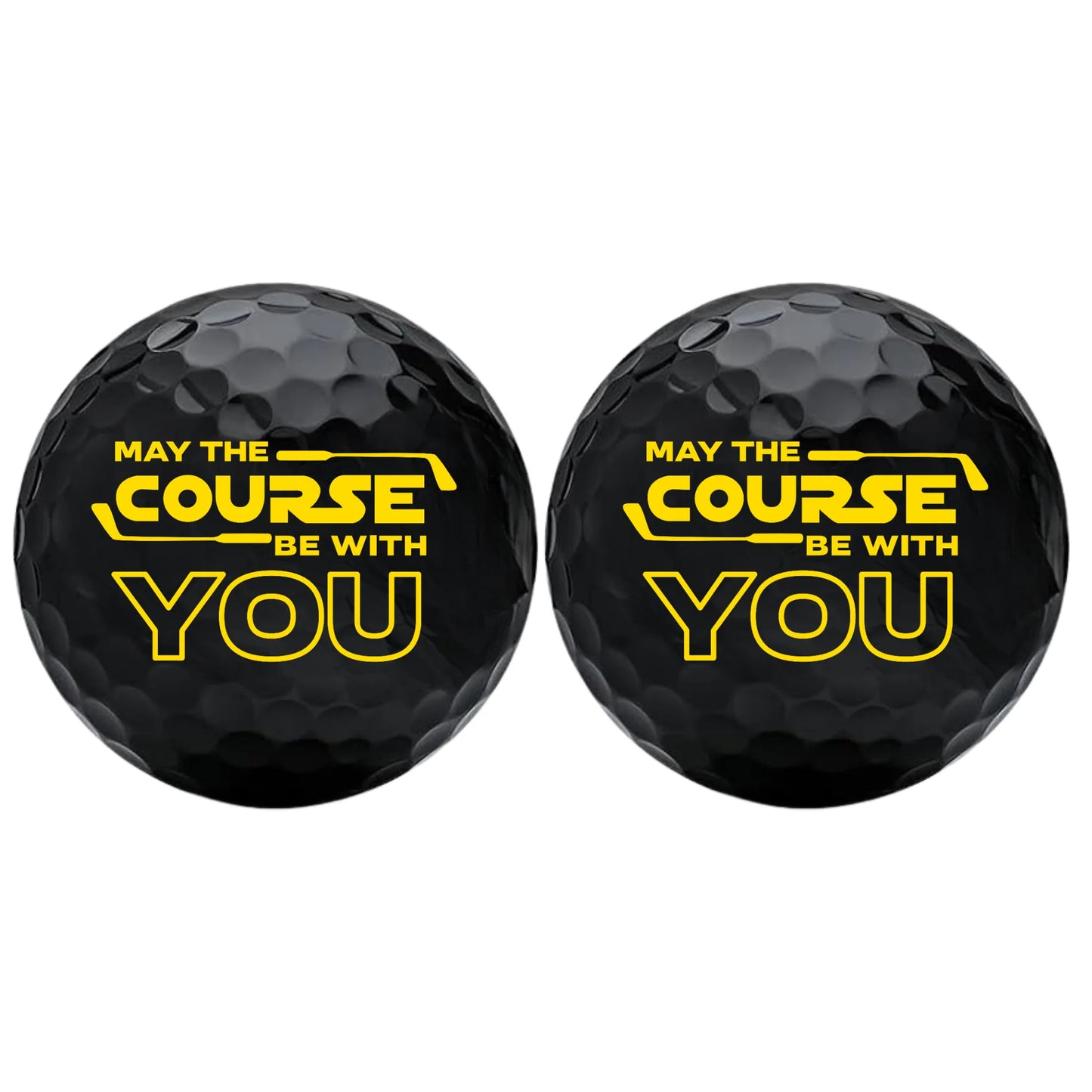 Funny Novelty Golf Balls – Set of 2