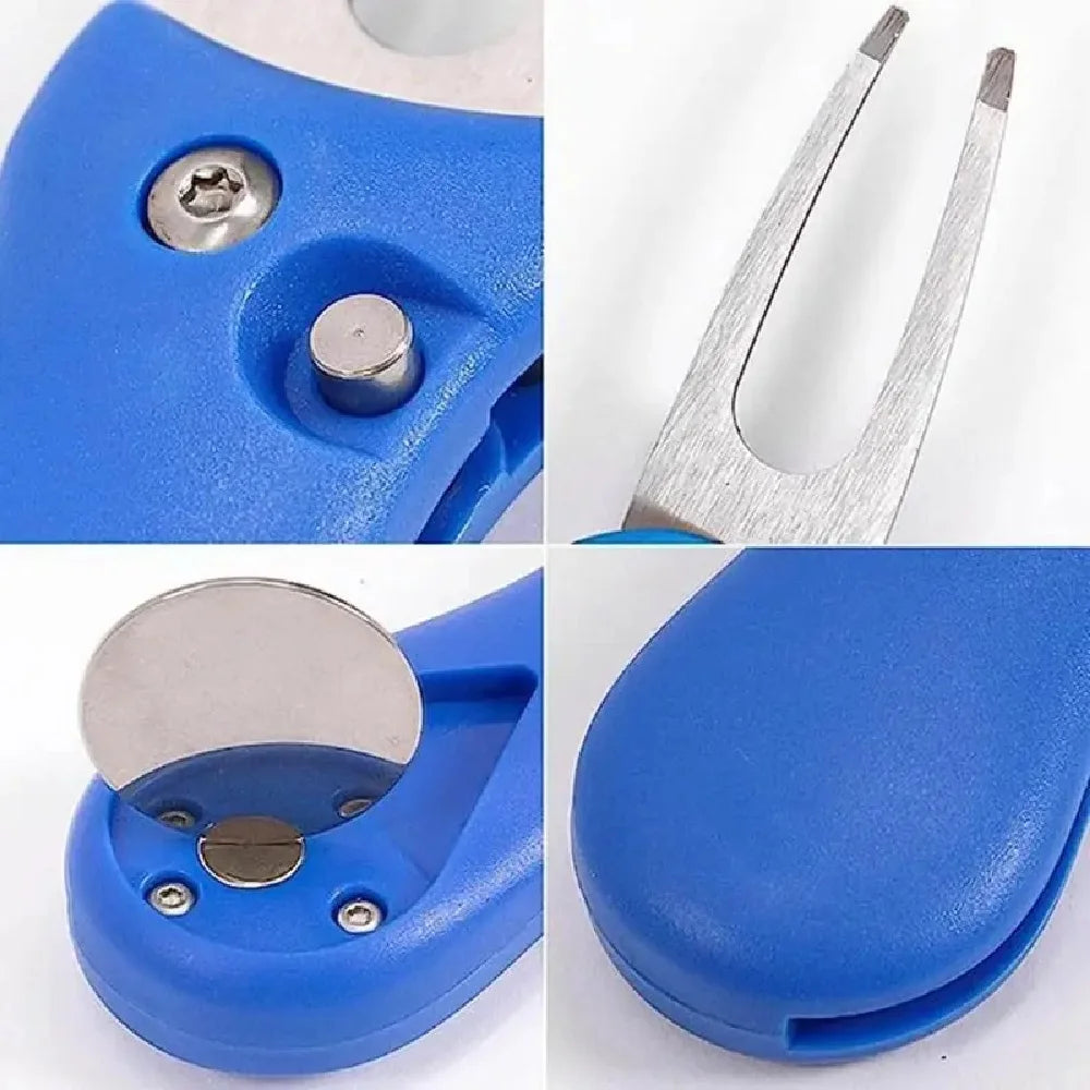 Golf Divot Repair Tool with Ball Marker