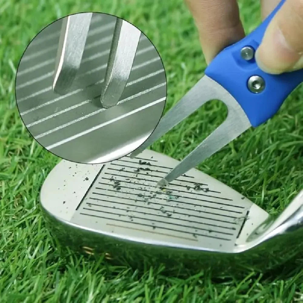 Golf Divot Repair Tool with Ball Marker