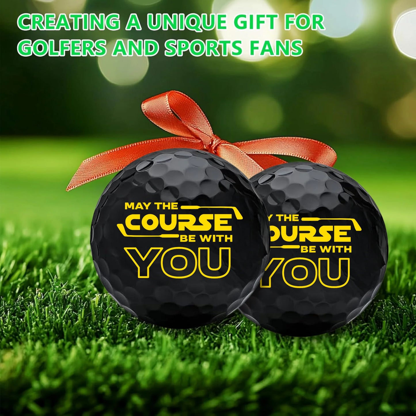 Funny Novelty Golf Balls – Set of 2