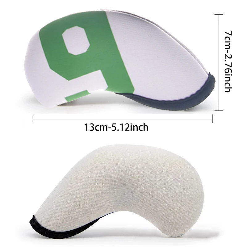 Neoprene Golf Iron Head Covers – Set of 10