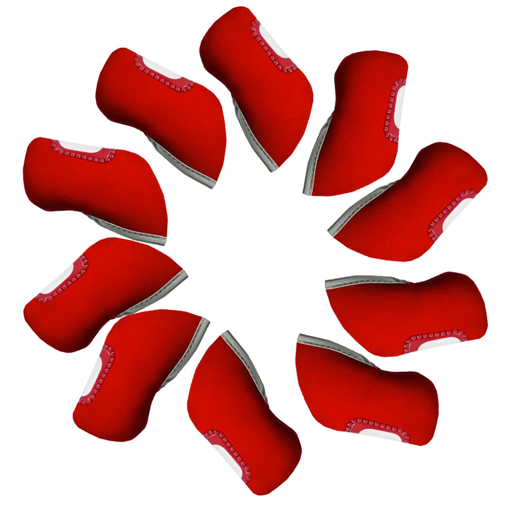 Golf Iron Head Covers – Set of 10