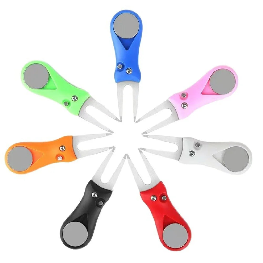 Golf Divot Repair Tool with Ball Marker
