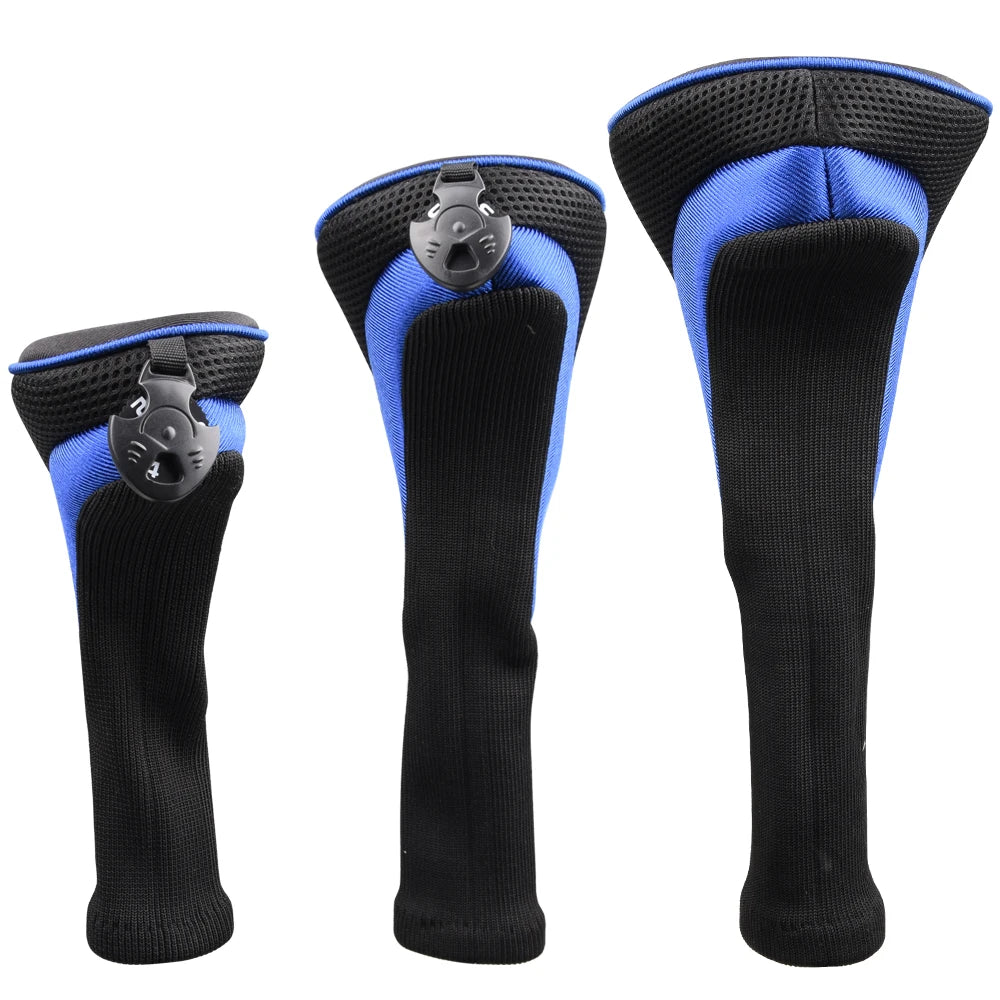 Numbered Golf Wood Head Covers – Set of 3