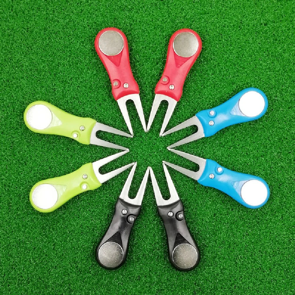 Golf Divot Repair Tool with Ball Marker