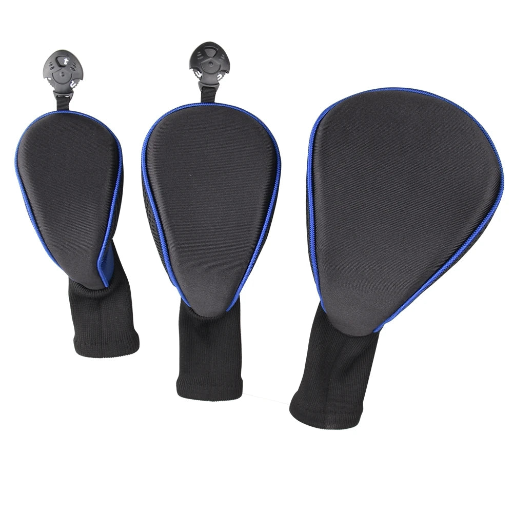 Numbered Golf Wood Head Covers – Set of 3