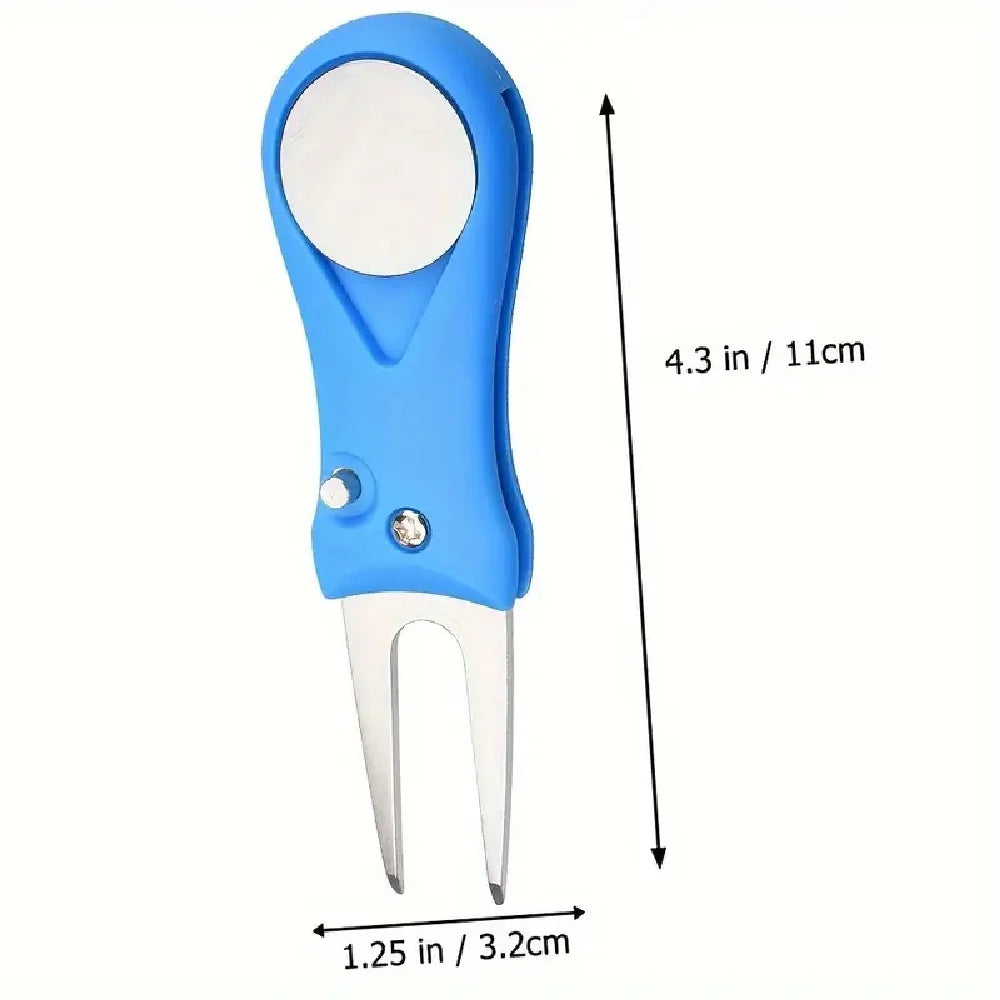 Golf Divot Repair Tool with Ball Marker