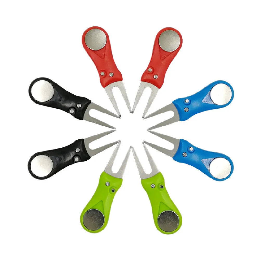 Golf Divot Repair Tool with Ball Marker