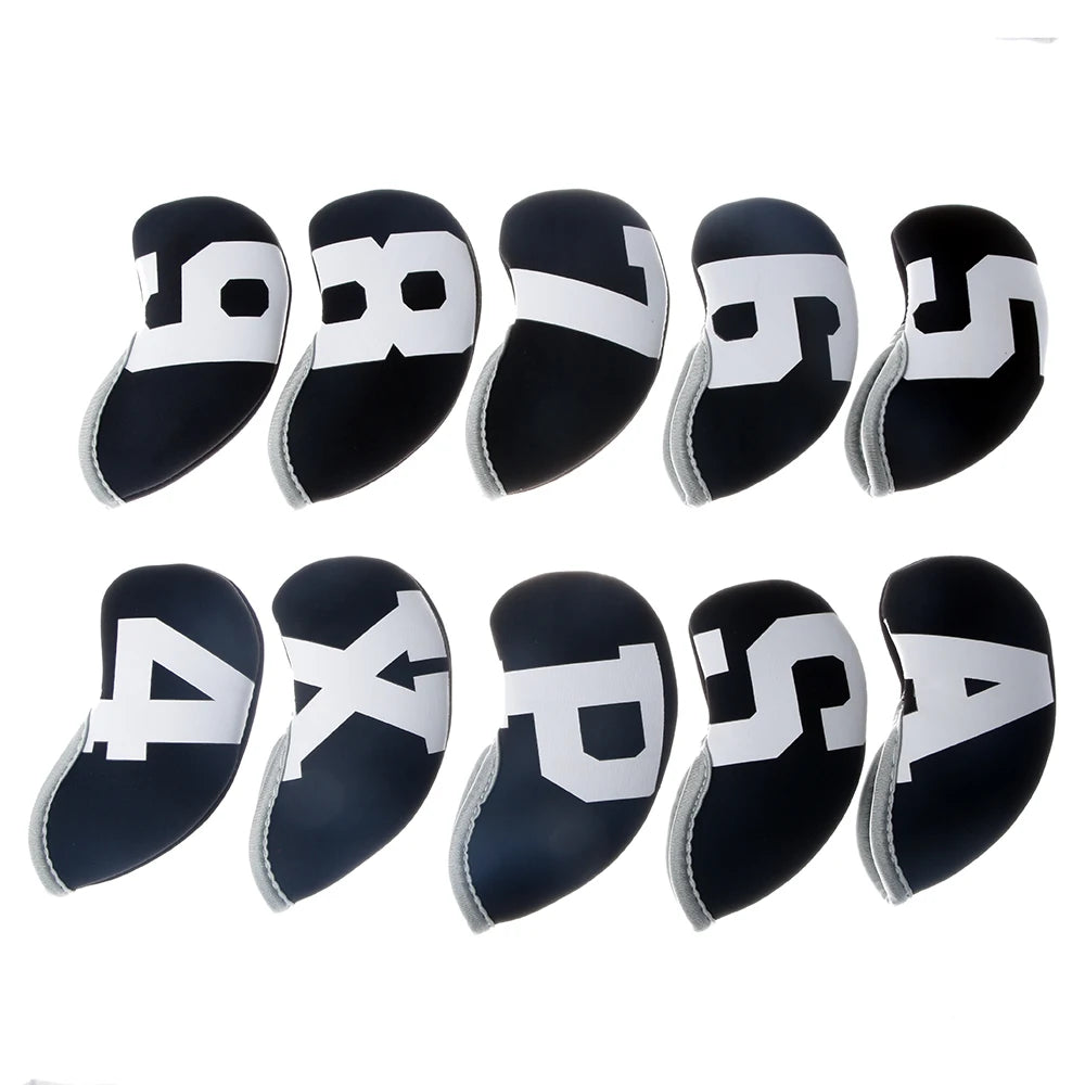 Neoprene Golf Iron Head Covers – Set of 10